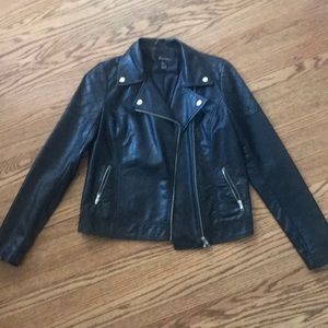 Faux leather jacket